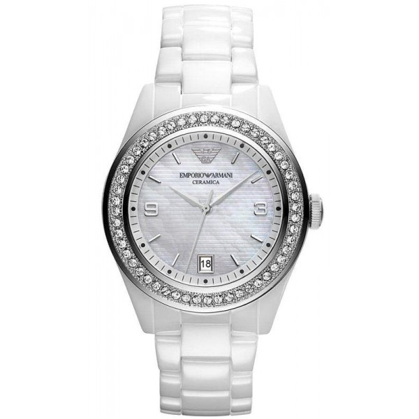 armani ceramica ladies watch