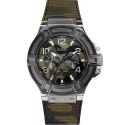 Reloj Hombre Guess Rigor Multifunción Camuflaje W0407G1