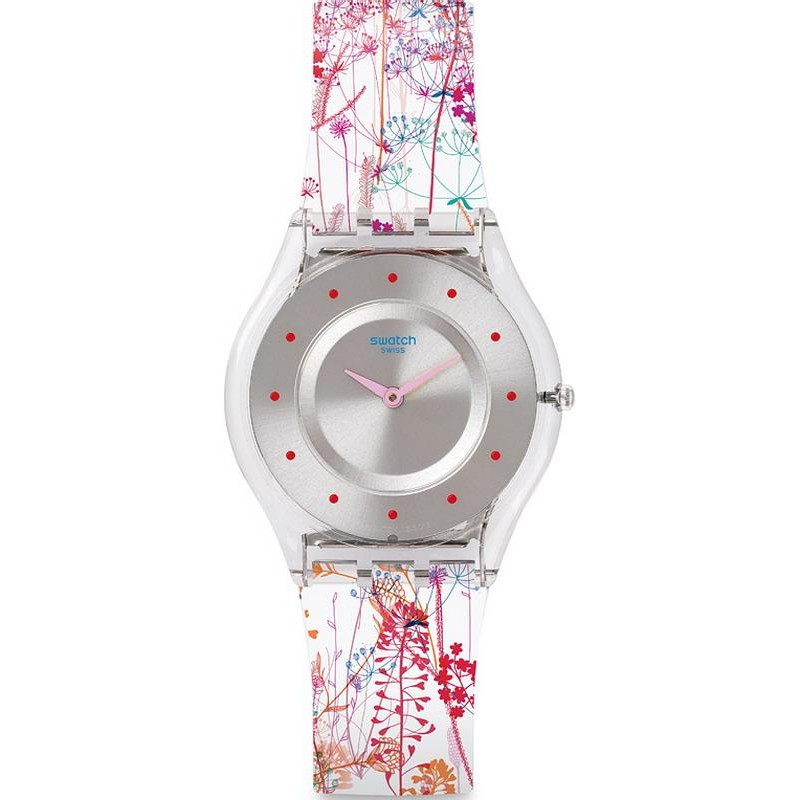 Reloj Swatch Mujer Skin Classic Jardin Fleuri SFE102 - Joyería de Moda